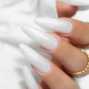 Saute Nails One Touch Glitter Milky White 30g - Afbeelding 2