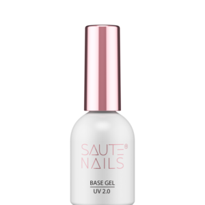 Base Gel UV is een serie basissen ontworpen voor gelnagelstyling. De gelbasis creëert een kleverige laag tussen de natuurlijke nagelplaat en het harde polymeer, wat de hechting en duurzaamheid van de styling vergroot. Base Gel UV is niet bedoeld voor hybride stylings. Gebruiksaanwijzing: Breng een dunne laag aan op de voorbereide nagelplaat en hard uit in een Dual Led-lamp gedurende 30-60 seconden. Base Gel UV 2.0 is een dikke, transparante basis voor gebruik onder Saute Nails gels. Het bevat vezels die de nagelplaat extra versterken.