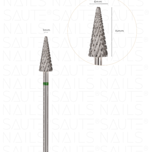 Karbidfrees voor het bewerken van kunstnagelmaterialen Saute Nails SN02
