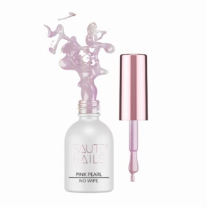 Hybride Top Pink Pearl No Wipe Saute Nails 8ml