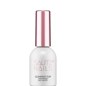 Glimmer Top Hybride No Wipe met Deeltjes  Saute Nails 8 ml