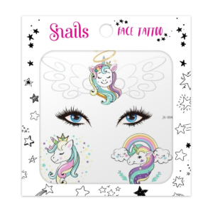 Gezichtsstickers Face Tattoo Snails - Unicorn Star