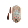 Haarclips Cuty Clips Snails - Bunny Ears Brown - Afbeelding 2