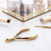 ABA Group Gouden cuticle nipper / Nagelriemknipper met Dubbele Veer – 5 mm (1133) - Afbeelding 2