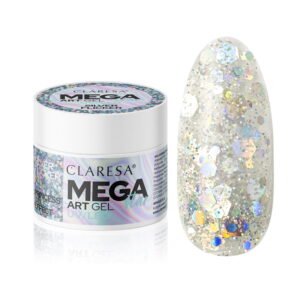 Claresa MEGASTAR Gel SILVER FLICKER 10g