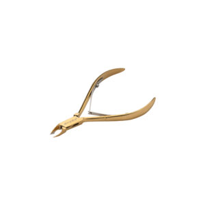ABA Group Gouden cuticle nipper / Nagelriemknipper met Dubbele Veer – 5 mm (1133)
